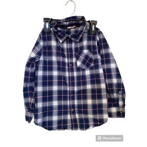 Crazy 8 Blue & White Button-Down Shirt Sz.S (5/6)